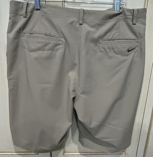 NEW MENS KHAKI NIKE GOLF SHORTS SIZE 38 10" INSEAM STANDARD FIT DRI FIT TAN - Picture 4 of 5