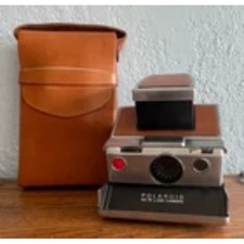 Polaroid SX-70 Land Camera, Instant Film, Leather Case