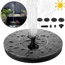 Solar Powered Floating Pump Water Fountain Bird Bath Pond Pool Garden Dccor