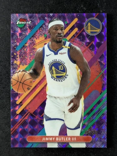 2025 Topps Finest Basketball Purple Geometric Refractor Jimmy Butler III #275