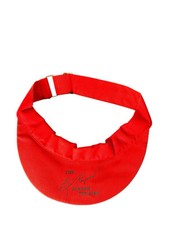 The Burt Reynolds Dinner Theatre Visor Hat Red RARE FIND Signed-in-Print READ