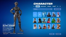 Fortnite Elite Agent Outfit - Black Vector Set, Selectable Styles