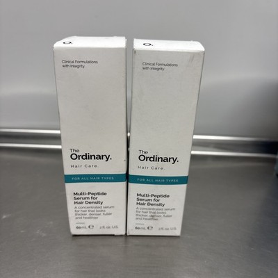 2 Pack Of The Ordinary Multi-Peptide Hair Serum For Hair Density 60mL NEW in Box