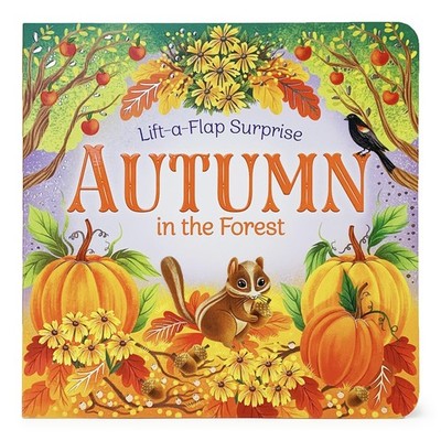 Autumn In The Forest Deluxe Lift-a-Flap & Pop-Up Seasons Board Book for Fall...