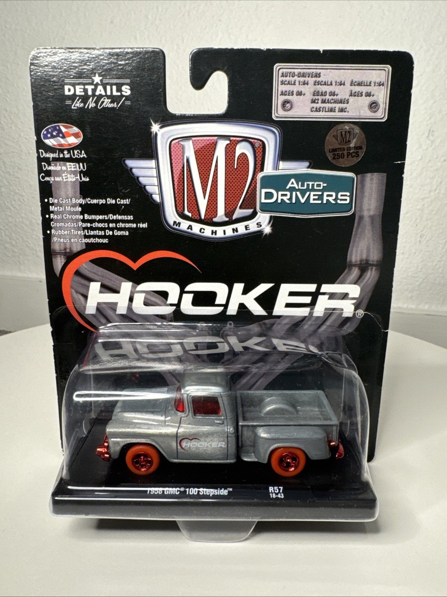 M2 Machines Auto-Drivers Hooker 1958 GMC 100 Stepside Raw Super