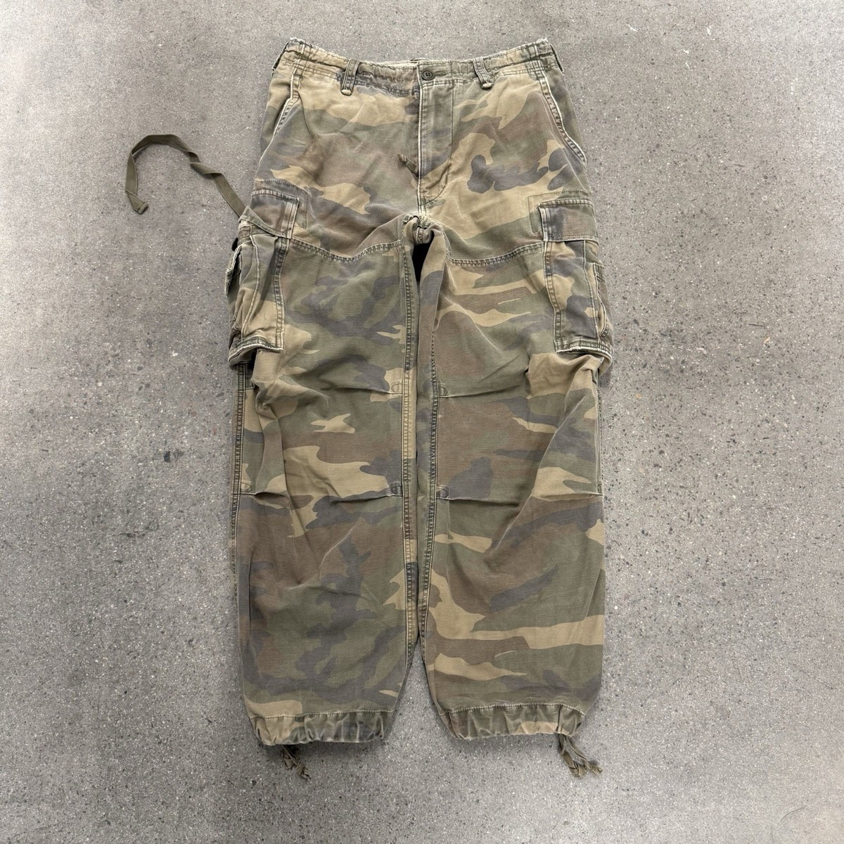 Y2K Vintage Abercrombie & Fitch Cargo Camo Pants Size 32 | eBay