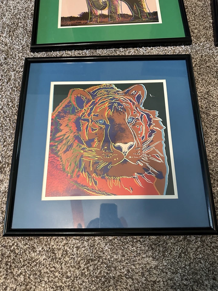 ANDY WARHOL Endangered Species Lithographs, RARE Full Set - Image 2 of 4