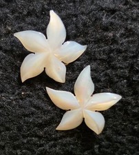 Vintage Artisan Made Crafted Carved Mother Of...