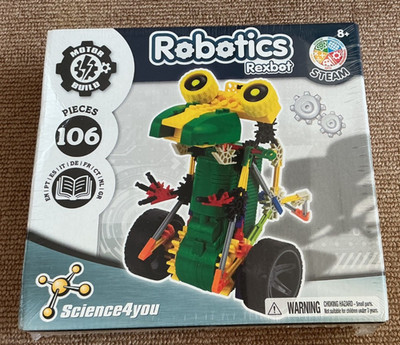 Science4you Robotik Rexbot Baukasten Alter 8+ 106 Teile NEU IM KARTON VERSIEGELT
