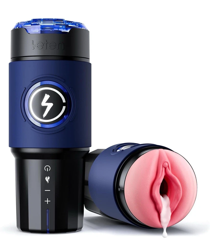 Masturbadores masculinos automáticos manos libres taza giratoria empuje acariciador hombres juguete sexual Foto 2 de 4