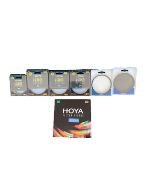 Hoya HD3 filters, Polarizer , UV EVO  antistatic, SLR magic ND, Step-up and down