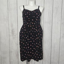 Torrid Black & Hummingbird Sundress with Pockets, sz 2