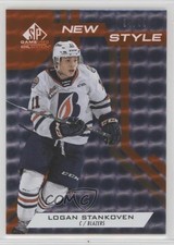 2021 SP Game Used CHL Edition Orange Foilboard 34/99 Logan Stankoven #NS-LS 0kr0