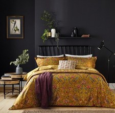 Image of William Morris & Co Seasons By May Saffron - Duvet Cover Set - All Sizes