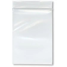 Plymor 3" x 4", 6 Mil Industrial Duty Zipper Reclosable Plastic Bags