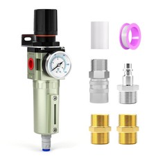 3/4" NPT Heavy Duty Industrial Grade Air Compressor Moisture Filter, Auto Dra...