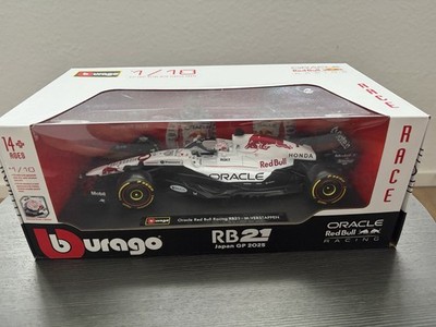Bburago 1:18 Oracle Red Bull Racing Formel 1 RB21 Verstappen Japan GP 2025