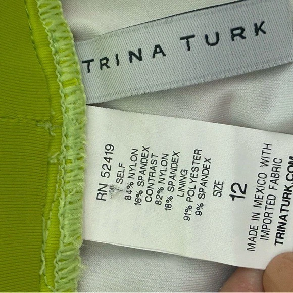 Parte inferior de bikini Trina Turk colorida cachemira talla 12 Foto 4 de 4