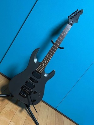 Aria ProII Magna 22 fret Takeuchi Floyd wiring is yet to be done.