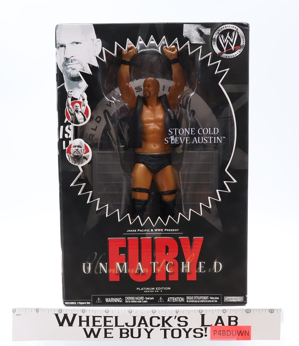 Stone Cold Steve Austin WWE Fury Unmatched Platinum Edition Jakks