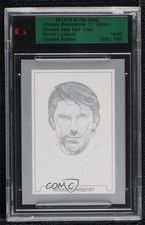 2011 ITG Ultimate Memorabilia 11th Edition Silver 16/62 Henrik Lundqvist HOF k4s