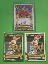 2022 Topps Gypsy Queen Zach Plesac Auto Cleveland Guardians #GQA-ZP Lot (3)