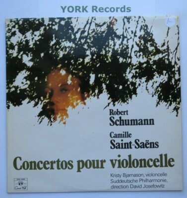 SMS 2948 - SCHUMANN / SAINT-SAENS - Cello Concertos BJARNASON - Ex Con LP Record