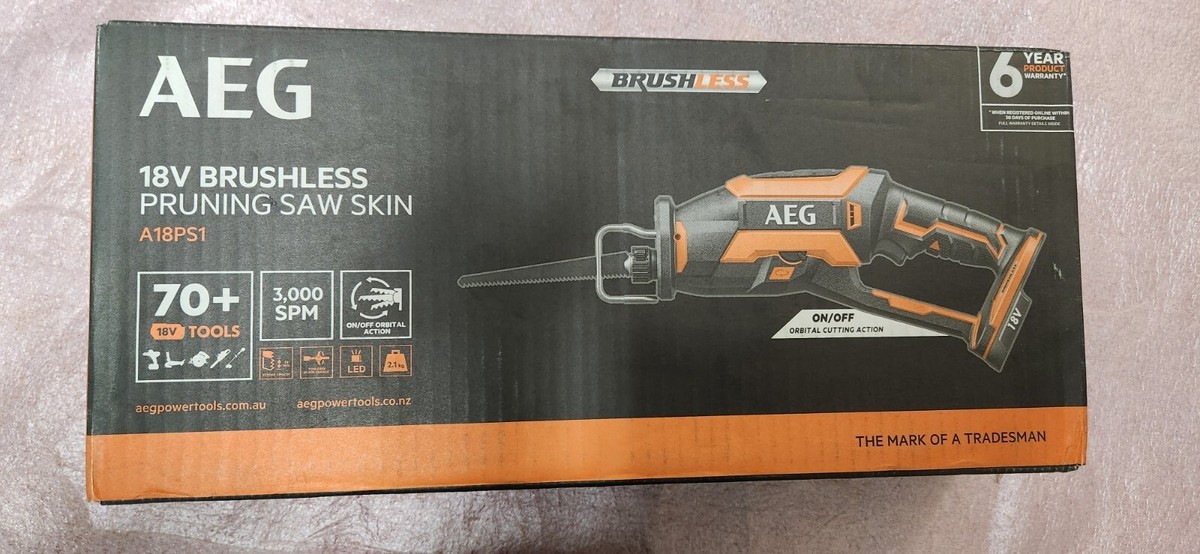 AEG 18V Brushless Pruning Saw Skin Brand New Factory