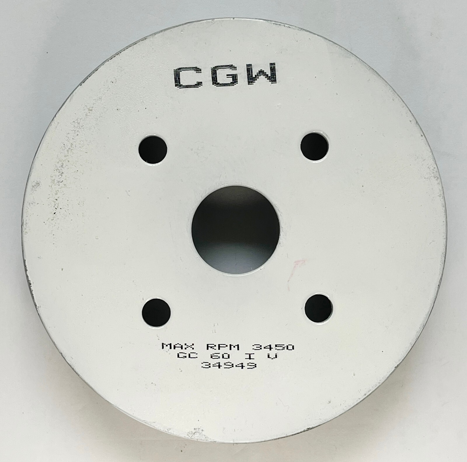 CGW 6"X1"X4" Green Silicon Carbide Plate Mounted Grinding Wheel GC60I