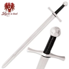 40" LEGENDS IN STEEL MEDIEVAL TRAINING BROADSWORD Knight Medieval Sword Cosplay