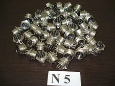 Lot of 53 6 pin round metal connector locking chassis panel socket 