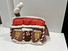 Jingles And Joy Seasonal Dog Costume - Gingerbread House Size Small