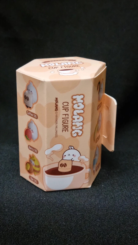 Molang Cup Figure Blind Box Figurine Décorative pour Bureau et Intérieur Zen