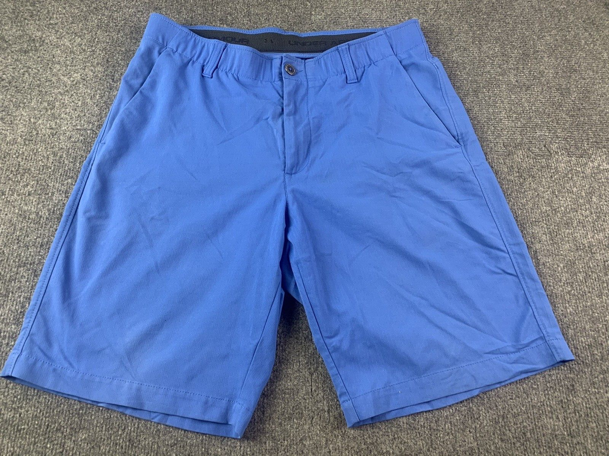Under Armour Heat Gear Mens Flat Front Golf Shorts Size 34