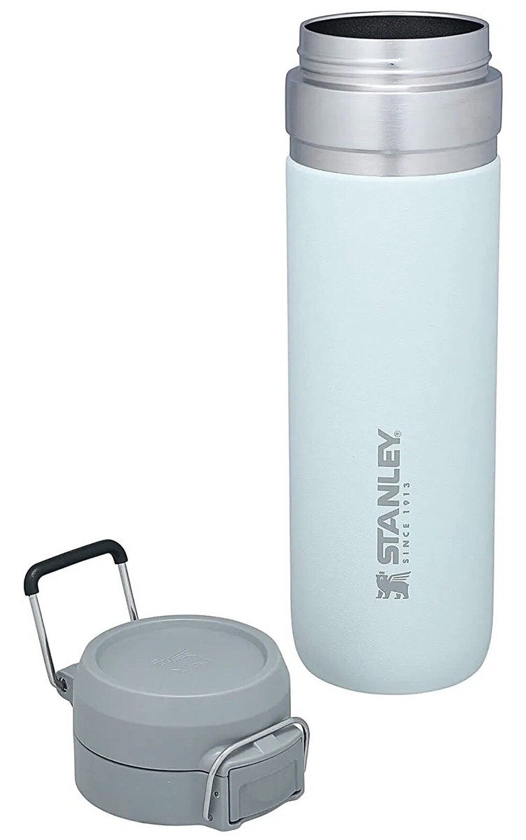 💦STANLEY Water Bottle Flip Go Stainless Skinny Tall 24 oz🧊Blue