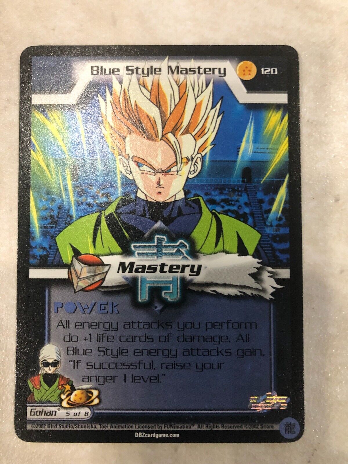 Blue Style Mastery #120 RARE DBZ