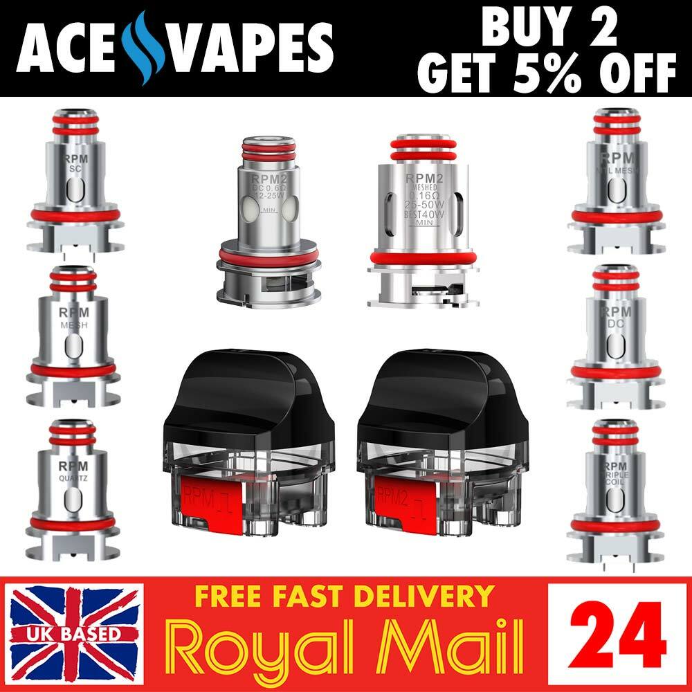 SMOK RPM2 Pods or Coils | Mesh | Triple | SC | Quartz | DUAL DC | MTL - RPM  2
