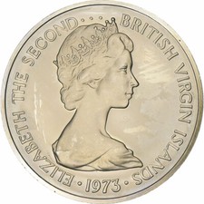 #1502345 Coin, BRITISH VIRGIN ISLANDS, Elizabeth II, 5 Cents, 1973, Franklin M