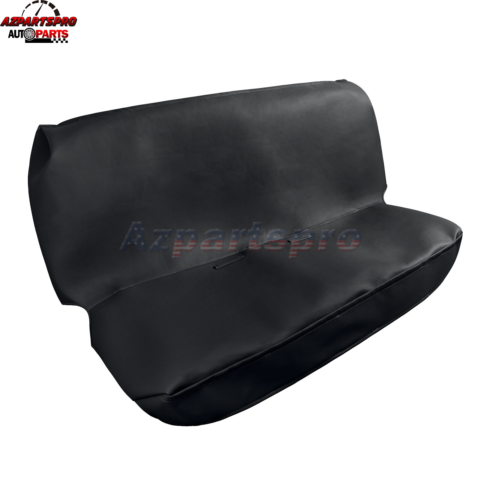 Universal Full-Size Truck Bench Seat Cover – Fits Chevy Ford Dodge – Durable Black Fabric