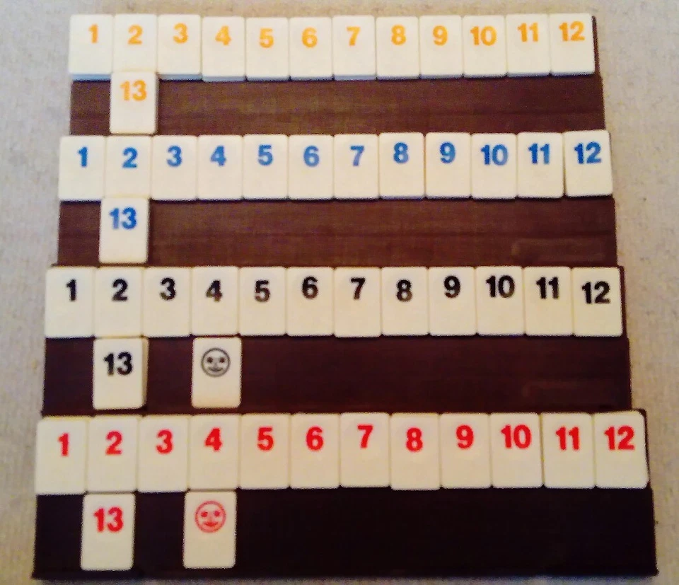 RUMMIKUB number tile blank-back standard/full size SPARES / REPLACEMENT PARTS - Image 2 of 2