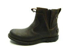 ROCKPORT SLIP RESISTANT CHELSEA BROWN HYDRO-SHIELD MEN BOOTS SIZE 7 (WIDE)