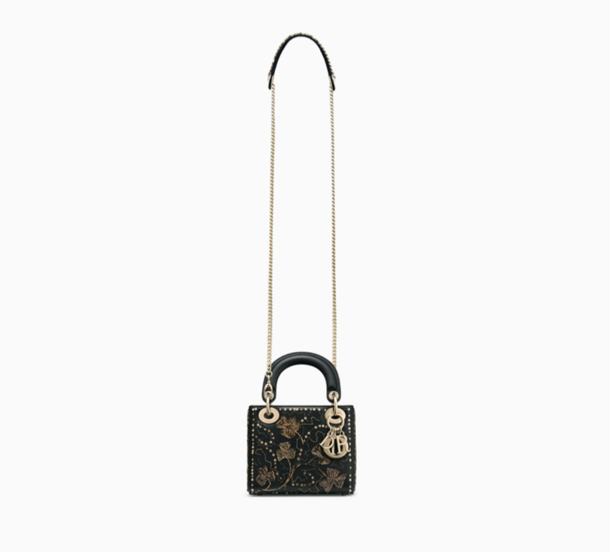 Christian dior MINI LADY DIOR BAG IN EMBROIDERED CALFSKIN Christian dior MINI LADY DIOR BAG IN EMBROIDERED CALFSKIN