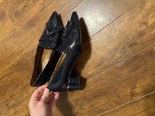 Franco Sarto Chunky Heeled Flats With Tassels