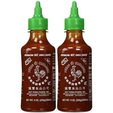 Huy Fong Sriracha Hot Chili Sauce - 9 oz, Pack of 2