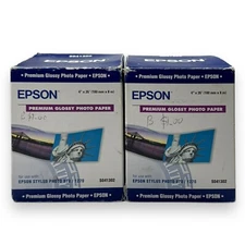 EPSON STYLUS Premium Photo Paper 4" x 26' - SO41302 - Lot of 2