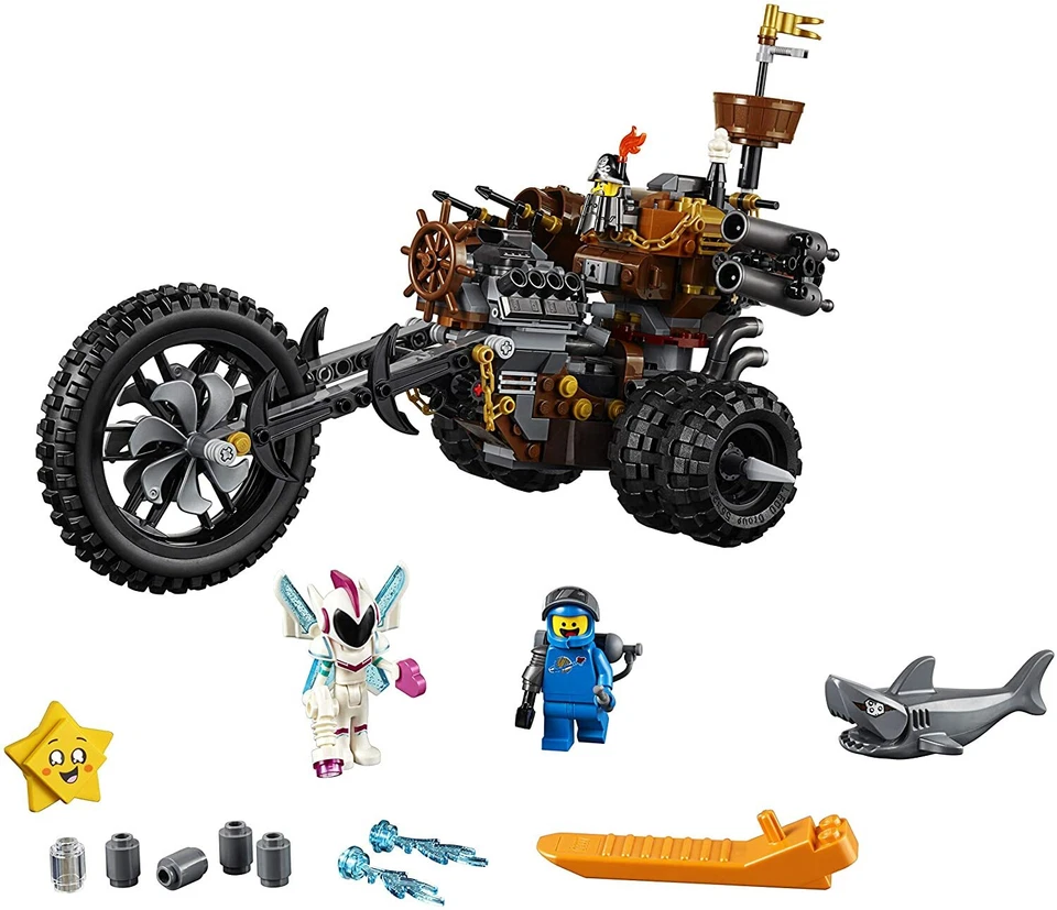 Lego Película 2 Set 70834 METALBEARDS HEAVY METAL MOTOR TRIKE Benny Moto NUEVO Foto 3 de 4