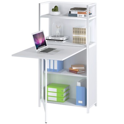 Mod Compact Tisch Schreibtisch Für Computer Weißer Schrank Regal Büro
