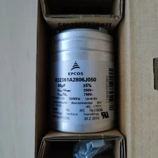 B32361A2806J050 Epcos Polypropylene Film Capacitor, 350V ac, ±5%, 80μF