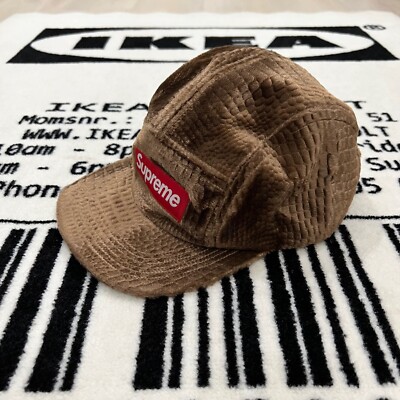 美品 Supreme コーデュロイ Camp Cap boxlogo NEW Supreme 2-Tone Cordura Camp Cap Green / Pink Box Logo | eBay