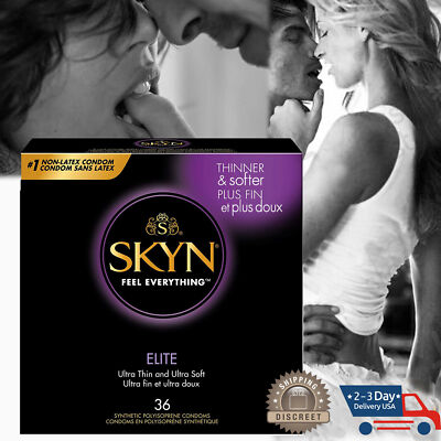 Condones Elite Preservativos Lubricados sin Latex 36 unidades LOS MEJORES